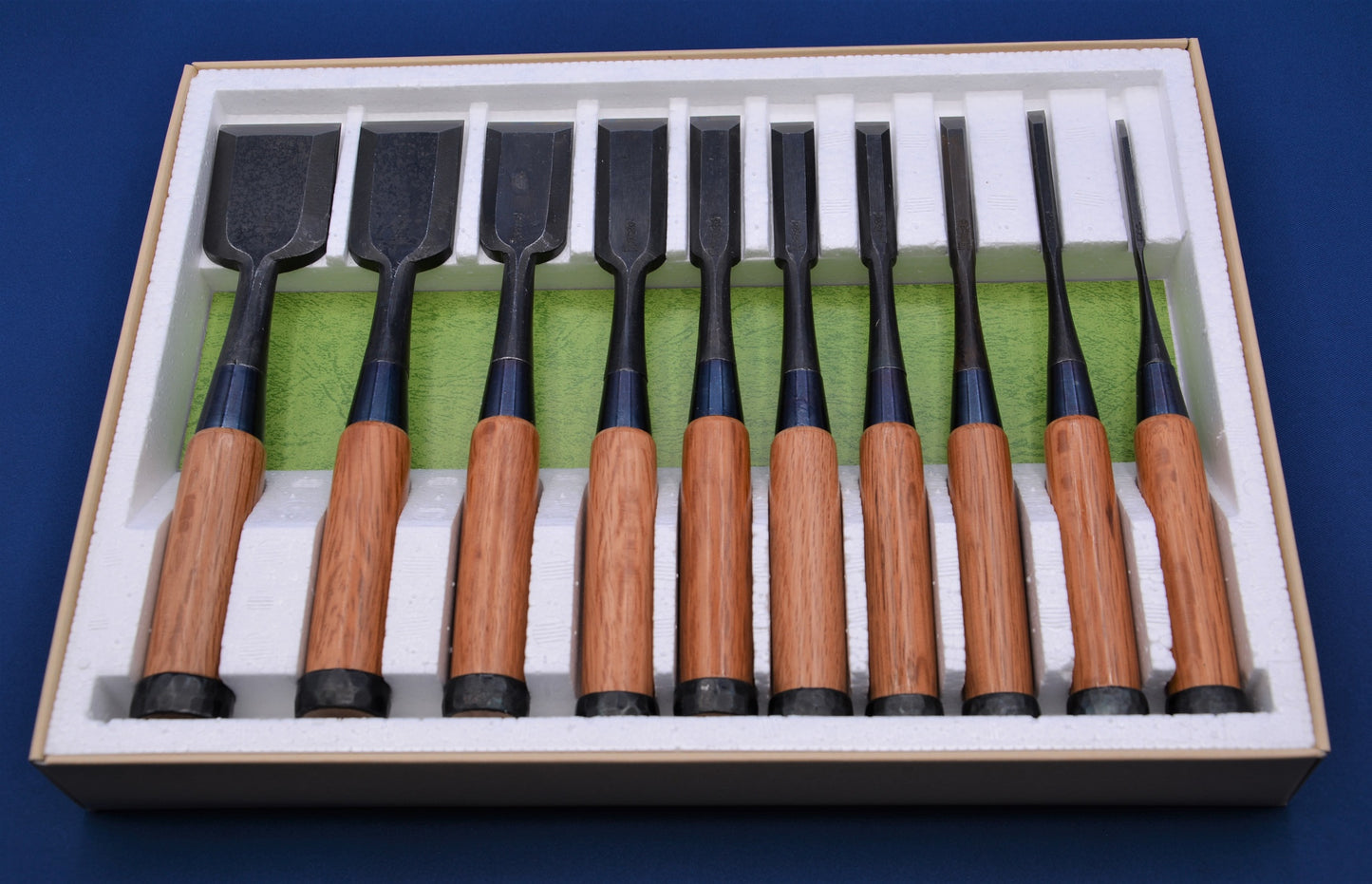 Kikuhiromaru Bench Chisels Set of 10