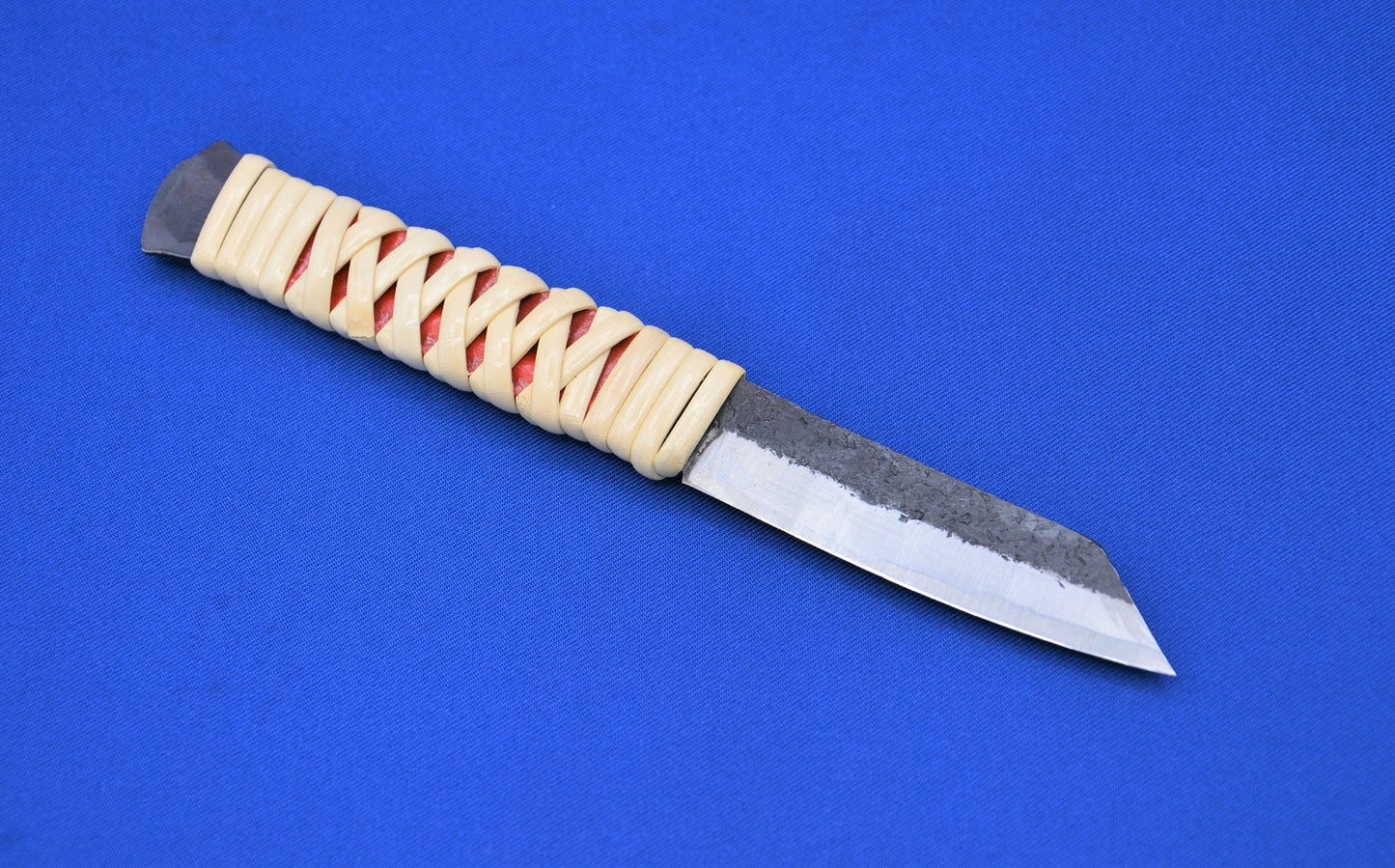 Higonokami Double Bevel Knife With Rattan Handle