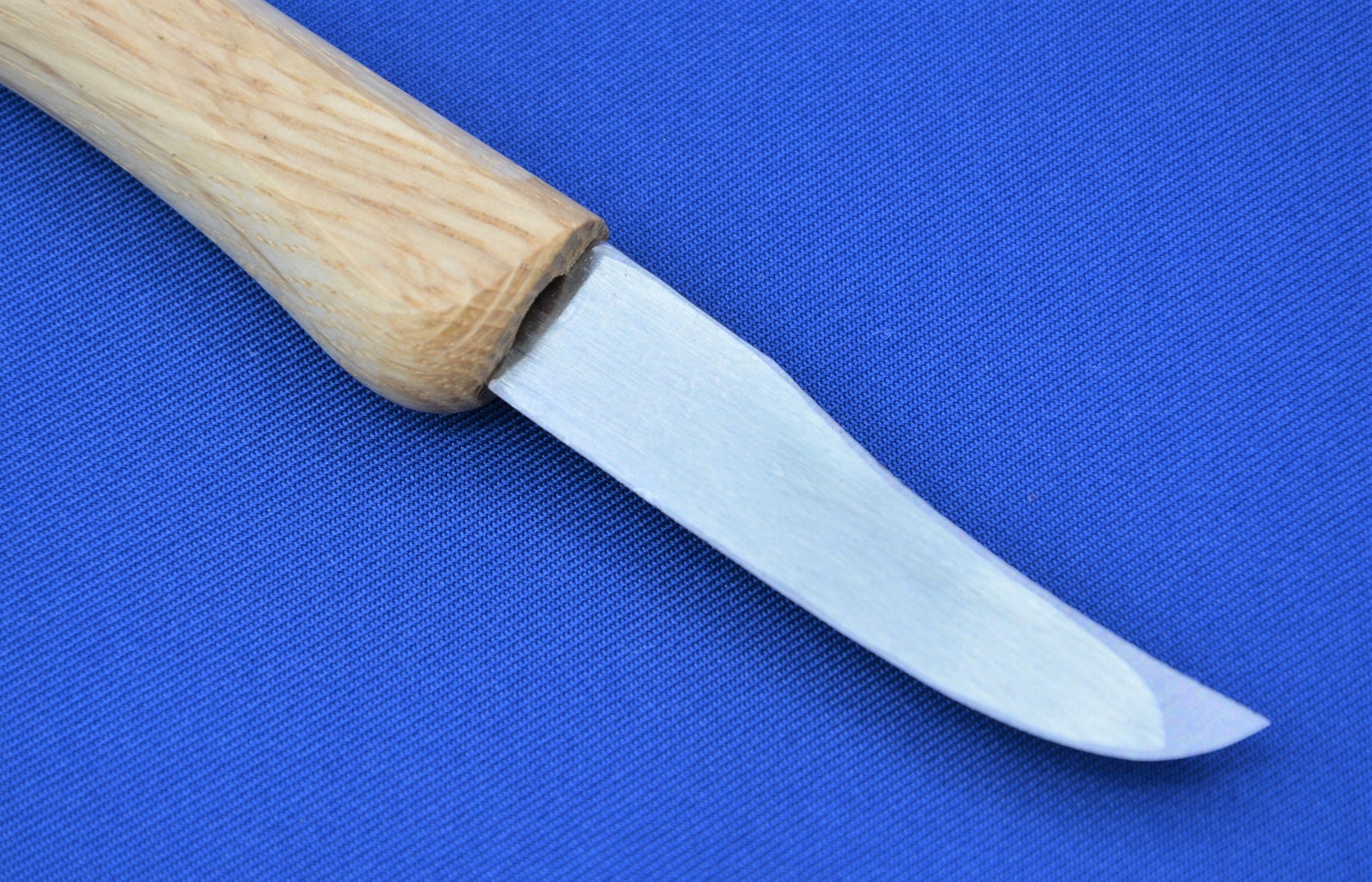 Wood Carving Knife - Clip Point Left