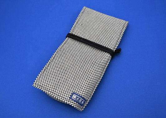 Plane Bag - sashiko reinforcement stitching black